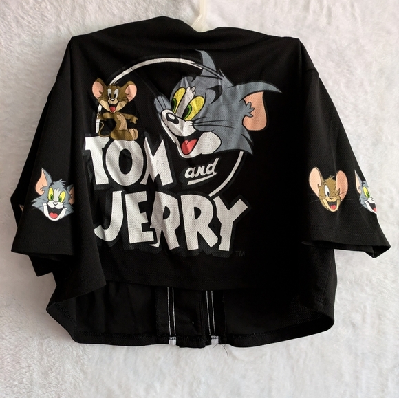 Tom and Jerry jersey size small crop top no tag - Picture 5 of 6